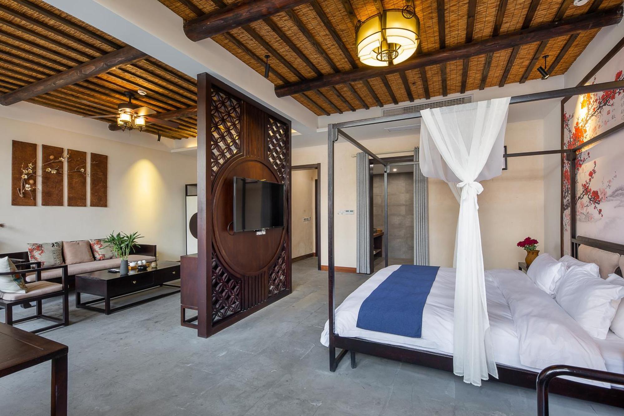 Tingjian Musu Private Soup Design Homestay - South Gate Of Wuzhen Xizha Scenic Area Tongxiang Екстер'єр фото