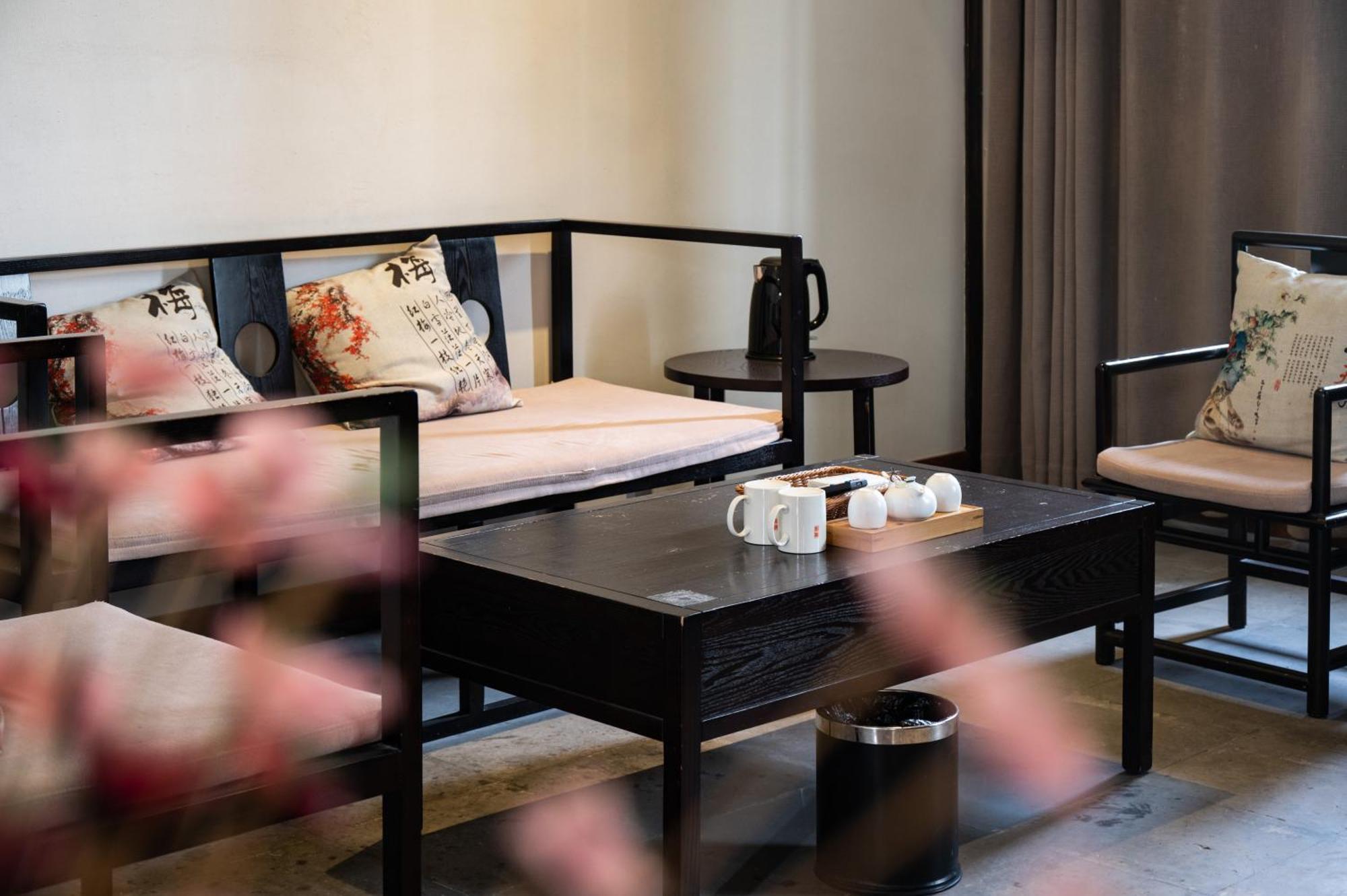 Tingjian Musu Private Soup Design Homestay - South Gate Of Wuzhen Xizha Scenic Area Tongxiang Екстер'єр фото